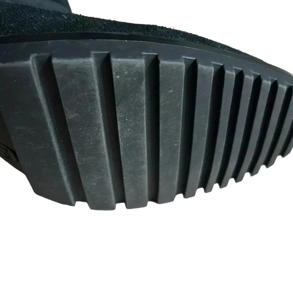 Blondo  ankle boots,women leather,Taylyn Black suede,chunky heels,waterproof 7.5 - Picture 11 of 13